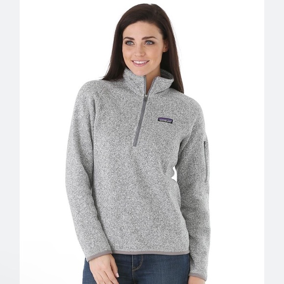Patagonia | Sweaters | Patagonia Womens Better Sweater 4 Zip Size Medium  With Company Embroidered | Poshmark